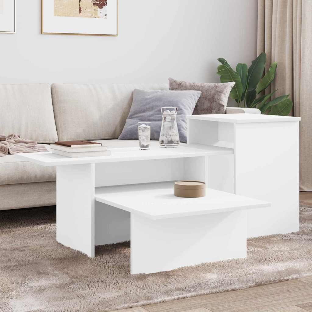 vidaXL Console Table White 91.5 x 35 x 38.5 cm Engineered Wood
