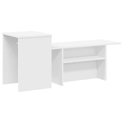 vidaXL Console Table White 91.5 x 35 x 38.5 cm Engineered Wood