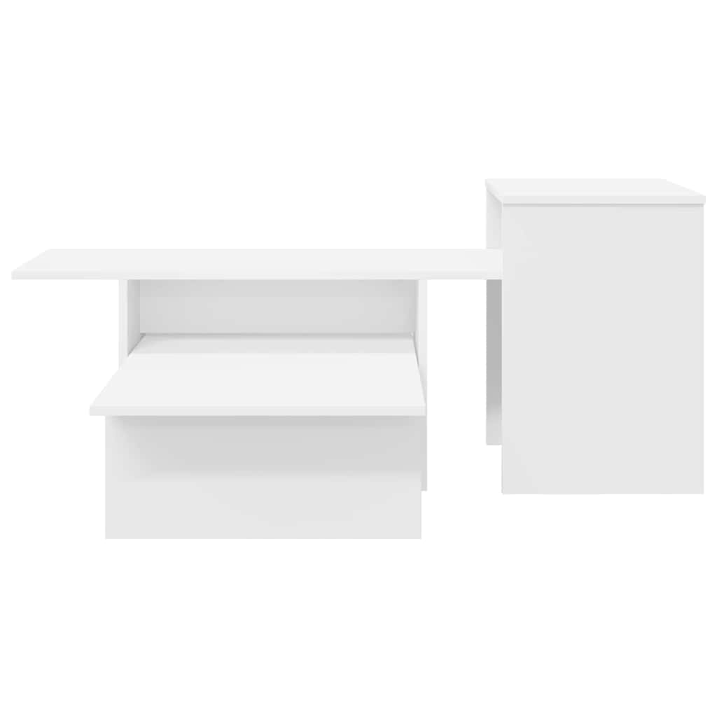 vidaXL Console Table White 91.5 x 35 x 38.5 cm Engineered Wood