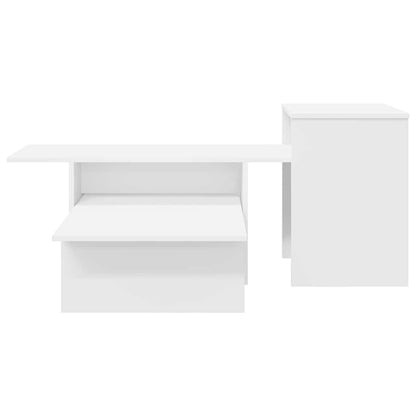 vidaXL Console Table White 91.5 x 35 x 38.5 cm Engineered Wood