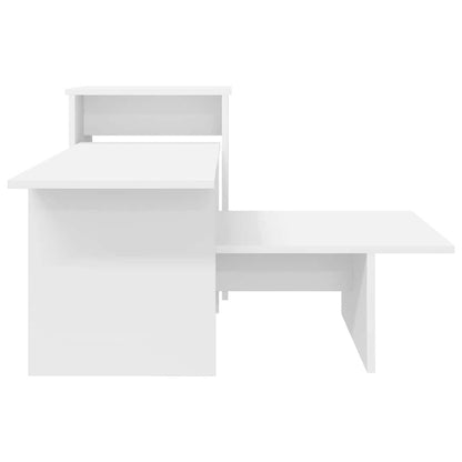 vidaXL Console Table White 91.5 x 35 x 38.5 cm Engineered Wood