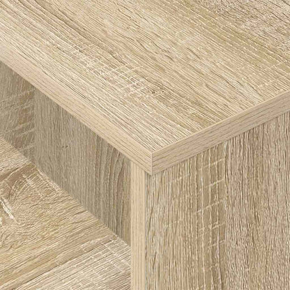 vidaXL Console Table Sonoma Oak 91.5 x 35 x 38.5 cm Engineered Wood