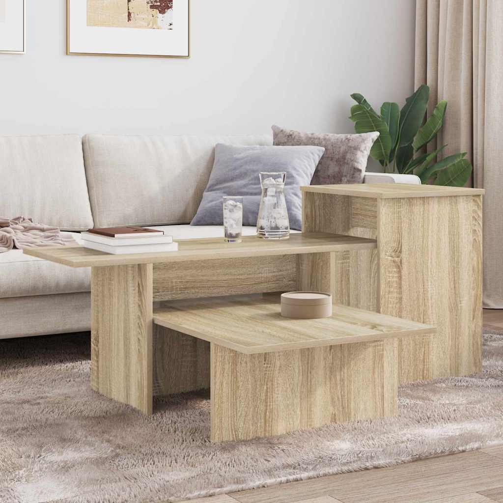 vidaXL Console Table Sonoma Oak 91.5 x 35 x 38.5 cm Engineered Wood