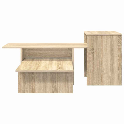vidaXL Console Table Sonoma Oak 91.5 x 35 x 38.5 cm Engineered Wood