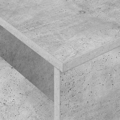 vidaXL Console Table Concrete Grey 91.5 x 35 x 38.5 cm Engineered Wood