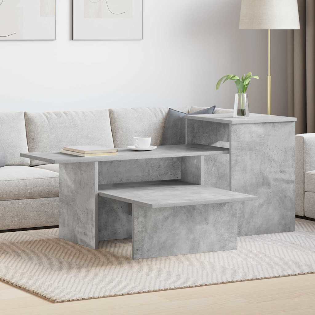 vidaXL Console Table Concrete Grey 91.5 x 35 x 38.5 cm Engineered Wood