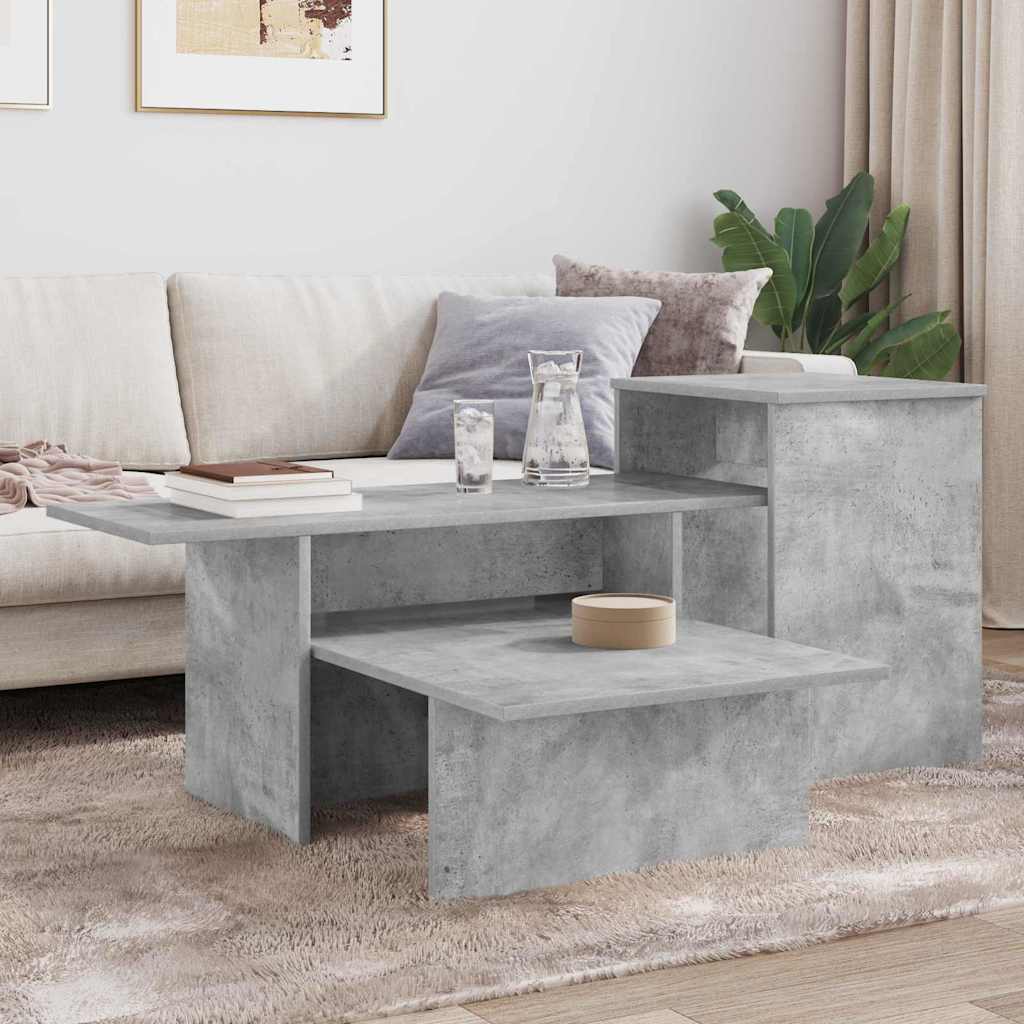 vidaXL Console Table Concrete Grey 91.5 x 35 x 38.5 cm Engineered Wood
