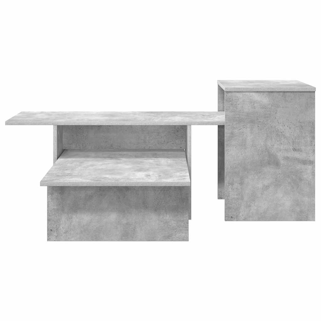 vidaXL Console Table Concrete Grey 91.5 x 35 x 38.5 cm Engineered Wood