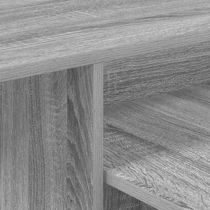 vidaXL Console Table Grey Sonoma 91.5 x 35 x 38.5 cm Engineered Wood