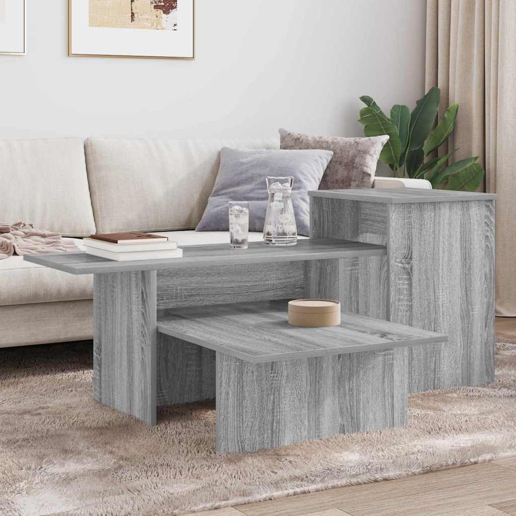 vidaXL Console Table Grey Sonoma 91.5 x 35 x 38.5 cm Engineered Wood
