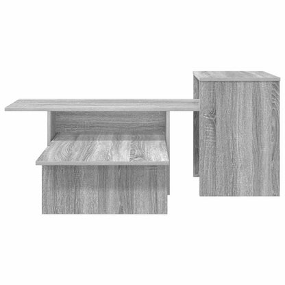 vidaXL Console Table Grey Sonoma 91.5 x 35 x 38.5 cm Engineered Wood