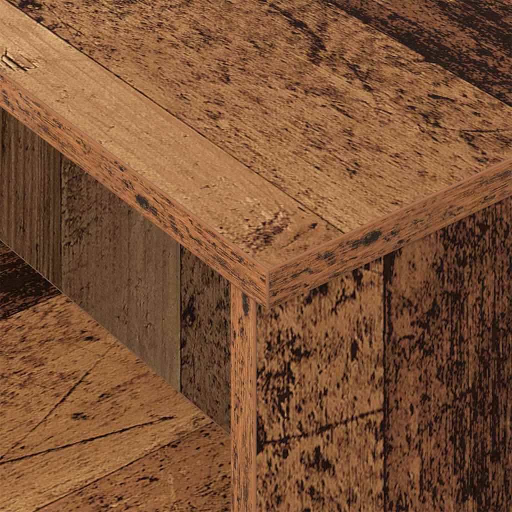 vidaXL Console Table Old Wood 91.5 x 35 x 38.5 cm Engineered Wood