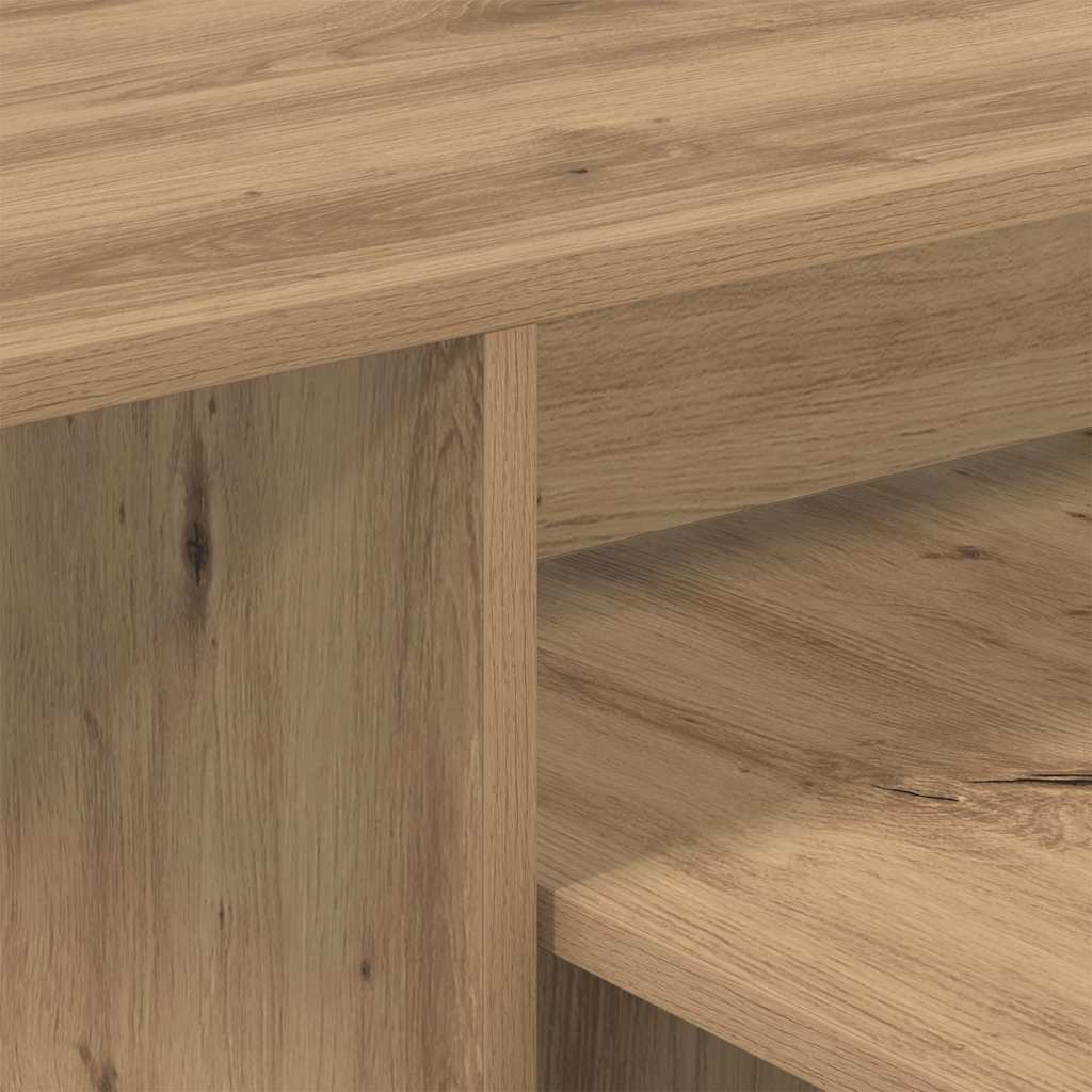 vidaXL Console Table Artisan Oak 91.5 x 35 x 38.5 cm Engineered Wood