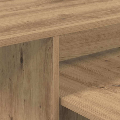 vidaXL Console Table Artisan Oak 91.5 x 35 x 38.5 cm Engineered Wood