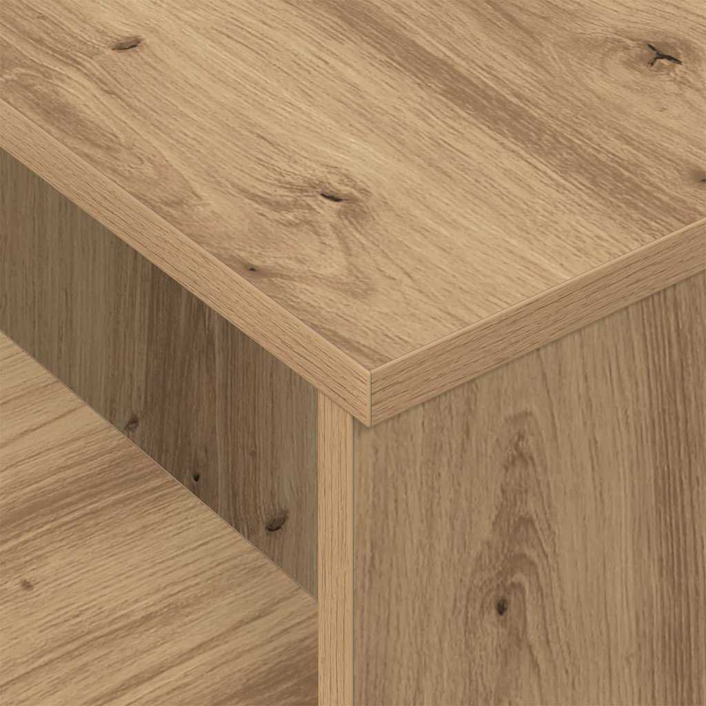 vidaXL Console Table Artisan Oak 91.5 x 35 x 38.5 cm Engineered Wood