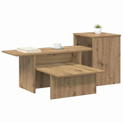vidaXL Console Table Artisan Oak 91.5 x 35 x 38.5 cm Engineered Wood