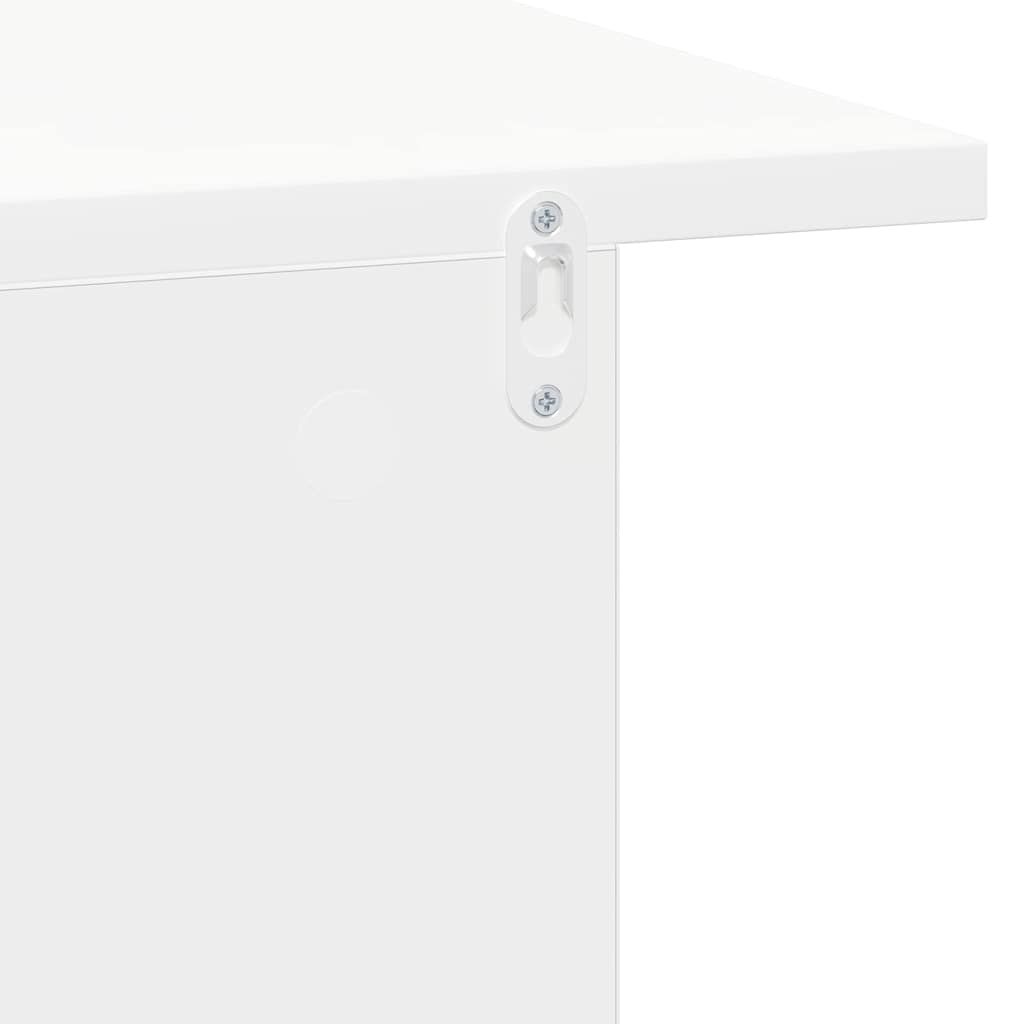 vidaXL Bedside Table 2 pcs White 40 x 30 x 25 cm Engineered Wood