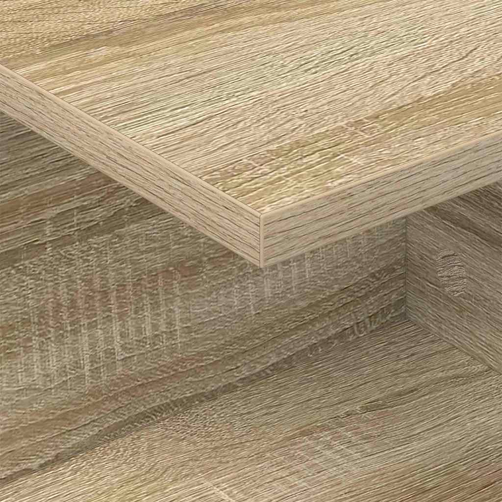 vidaXL Bedside Table 2 pcs Sonoma Oak 40 x 30 x 25 cm Engineered Wood