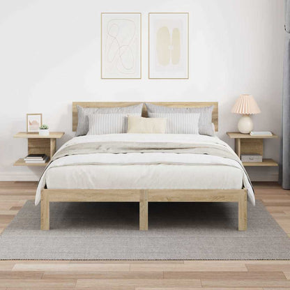 vidaXL Bedside Table 2 pcs Sonoma Oak 40 x 30 x 25 cm Engineered Wood