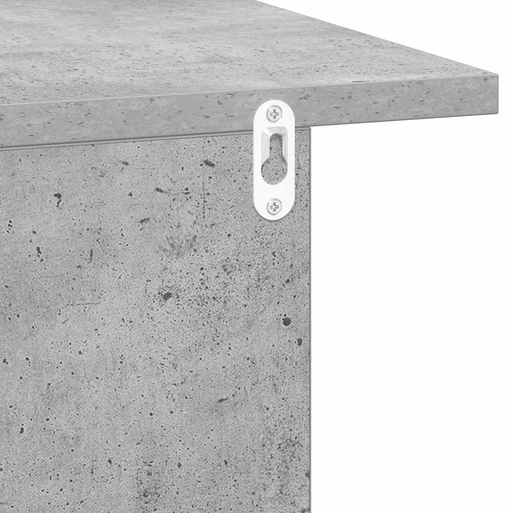 vidaXL Bedside Table Concrete Grey 40 x 30 x 25 cm Engineered Wood