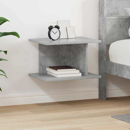 vidaXL Bedside Table Concrete Grey 40 x 30 x 25 cm Engineered Wood