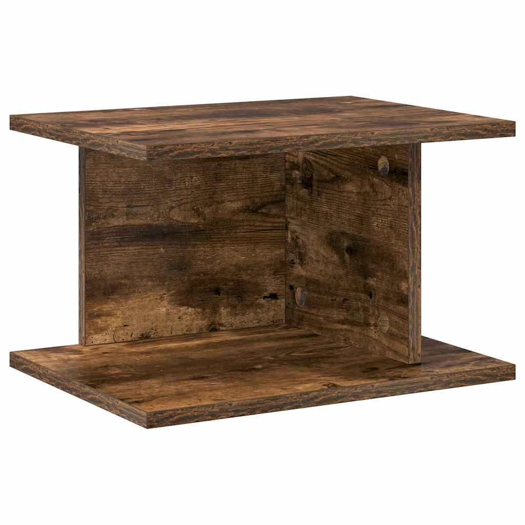 vidaXL Bedside Table 2 pcs Smoked Oak 40 x 30 x 25 cm Engineered Wood