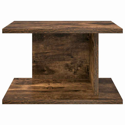 vidaXL Bedside Table 2 pcs Smoked Oak 40 x 30 x 25 cm Engineered Wood