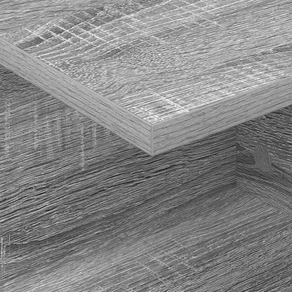 vidaXL Bedside Table 2 pcs Grey Sonoma 40 x 30 x 25 cm Engineered Wood