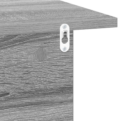 vidaXL Bedside Table 2 pcs Grey Sonoma 40 x 30 x 25 cm Engineered Wood