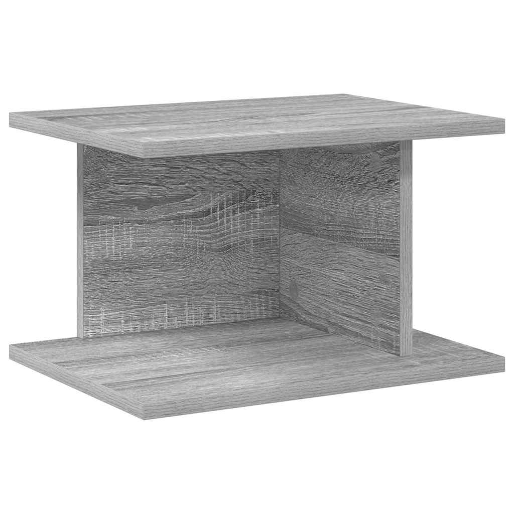 vidaXL Bedside Table 2 pcs Grey Sonoma 40 x 30 x 25 cm Engineered Wood
