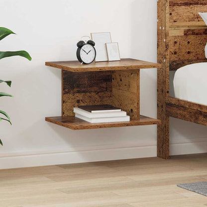 vidaXL Bedside Table Old Wood 40 x 30 x 25 cm Engineered Wood