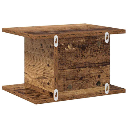 vidaXL Bedside Table Old Wood 40 x 30 x 25 cm Engineered Wood