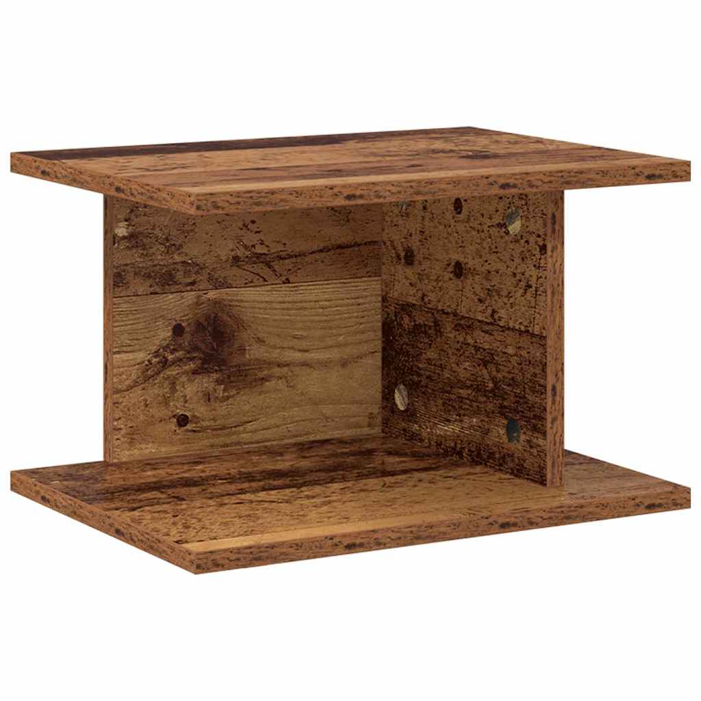 vidaXL Bedside Table 2 pcs Old Wood 40 x 30 x 25 cm Engineered Wood