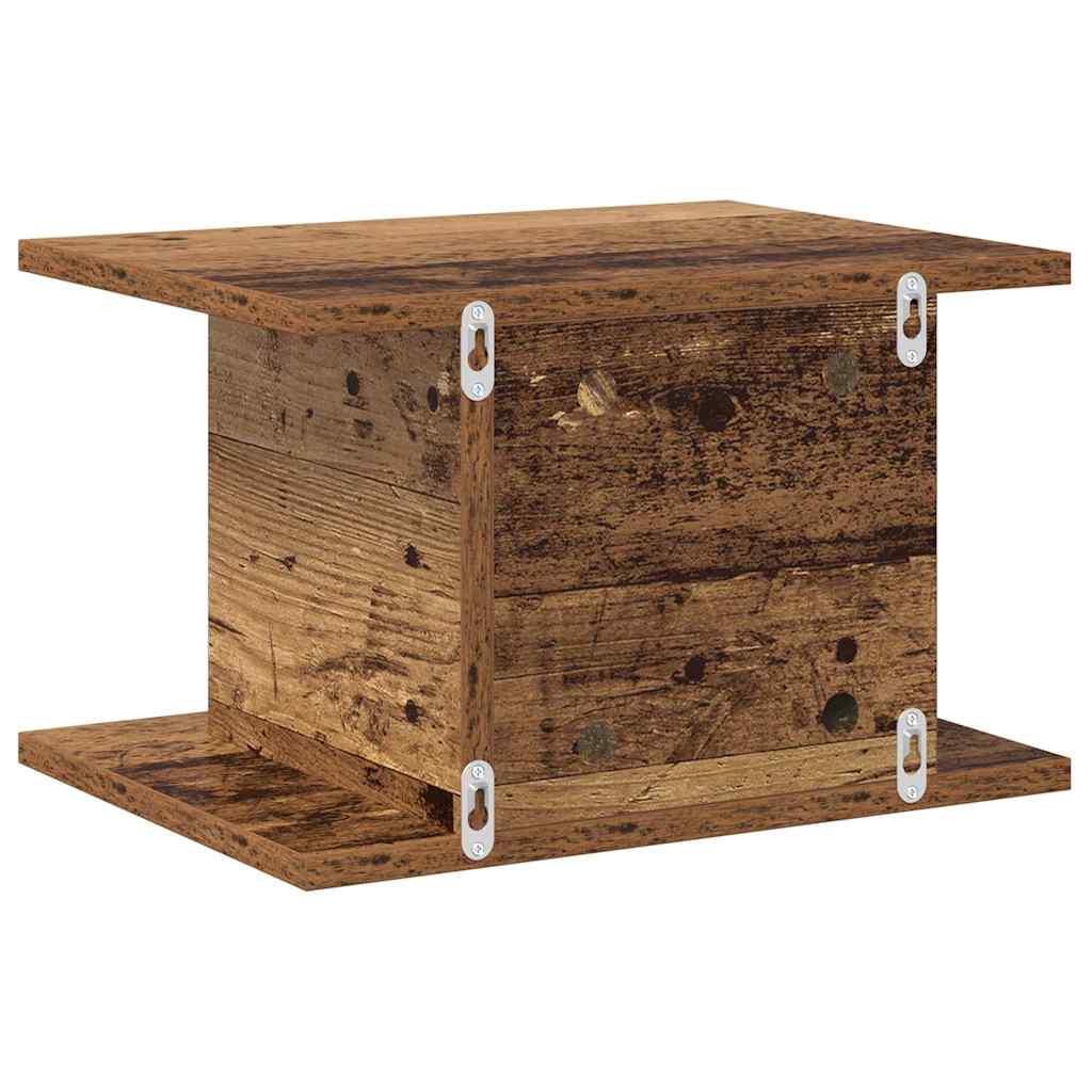 vidaXL Bedside Table 2 pcs Old Wood 40 x 30 x 25 cm Engineered Wood