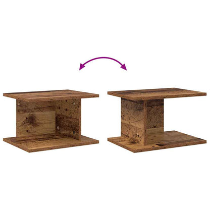 vidaXL Bedside Table 2 pcs Old Wood 40 x 30 x 25 cm Engineered Wood