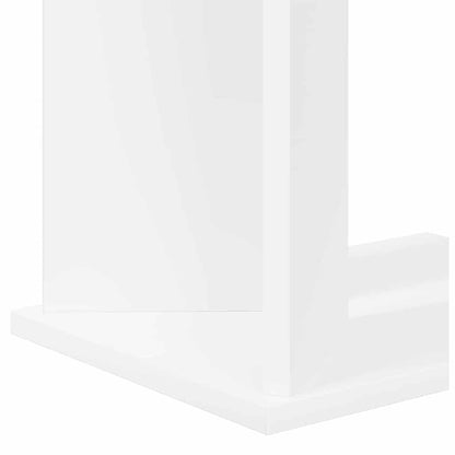 vidaXL End Table White 35 x 25 x 50 cm Engineered Wood