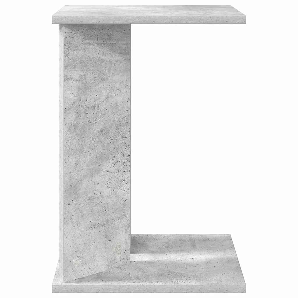 vidaXL End Table Concrete Grey 35 x 25 x 50 cm Engineered Wood