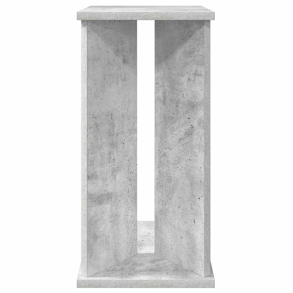 vidaXL End Table Concrete Grey 35 x 25 x 50 cm Engineered Wood