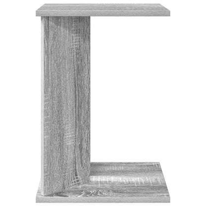 vidaXL End Table Grey Sonoma 35 x 25 x 50 cm Engineered Wood