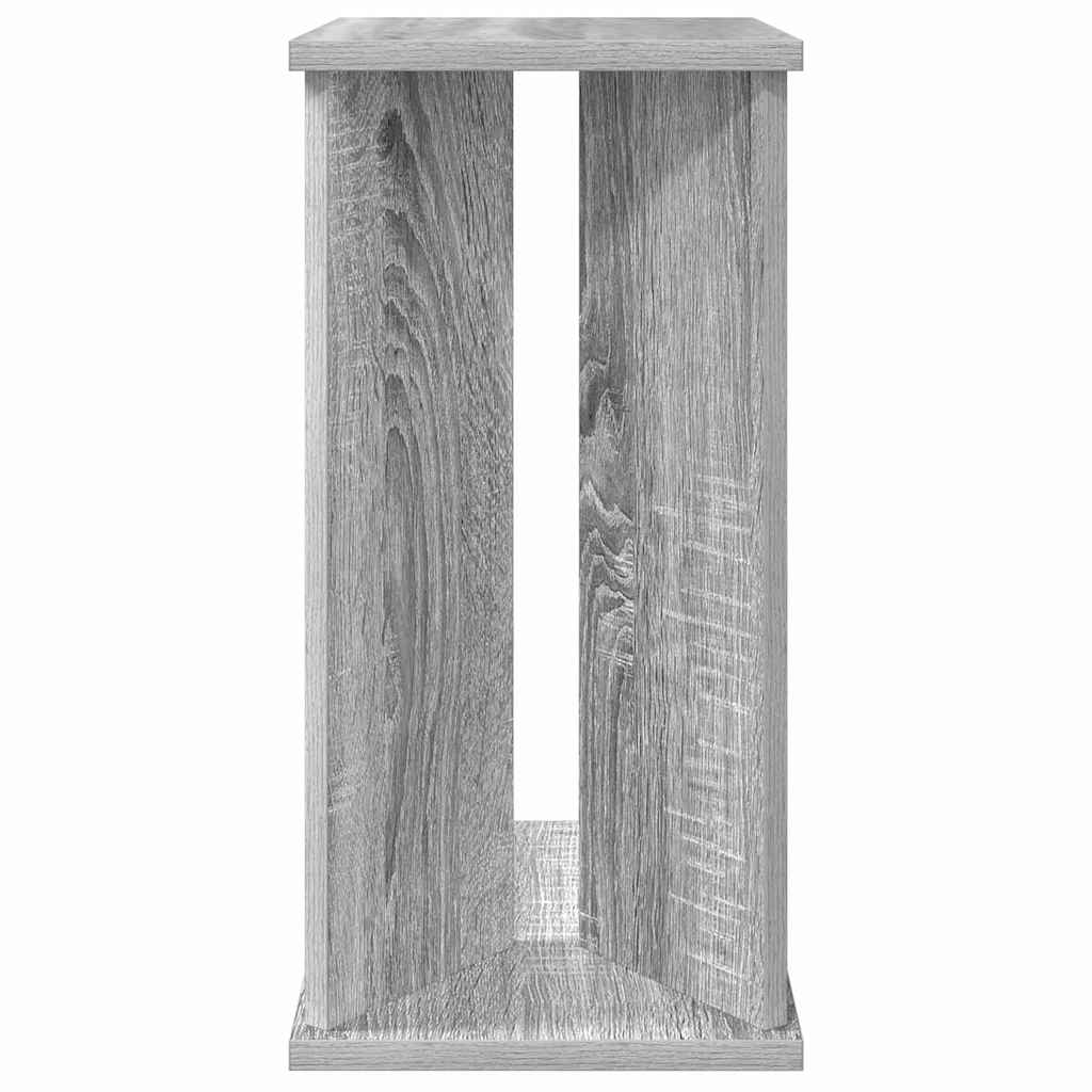 vidaXL End Table Grey Sonoma 35 x 25 x 50 cm Engineered Wood