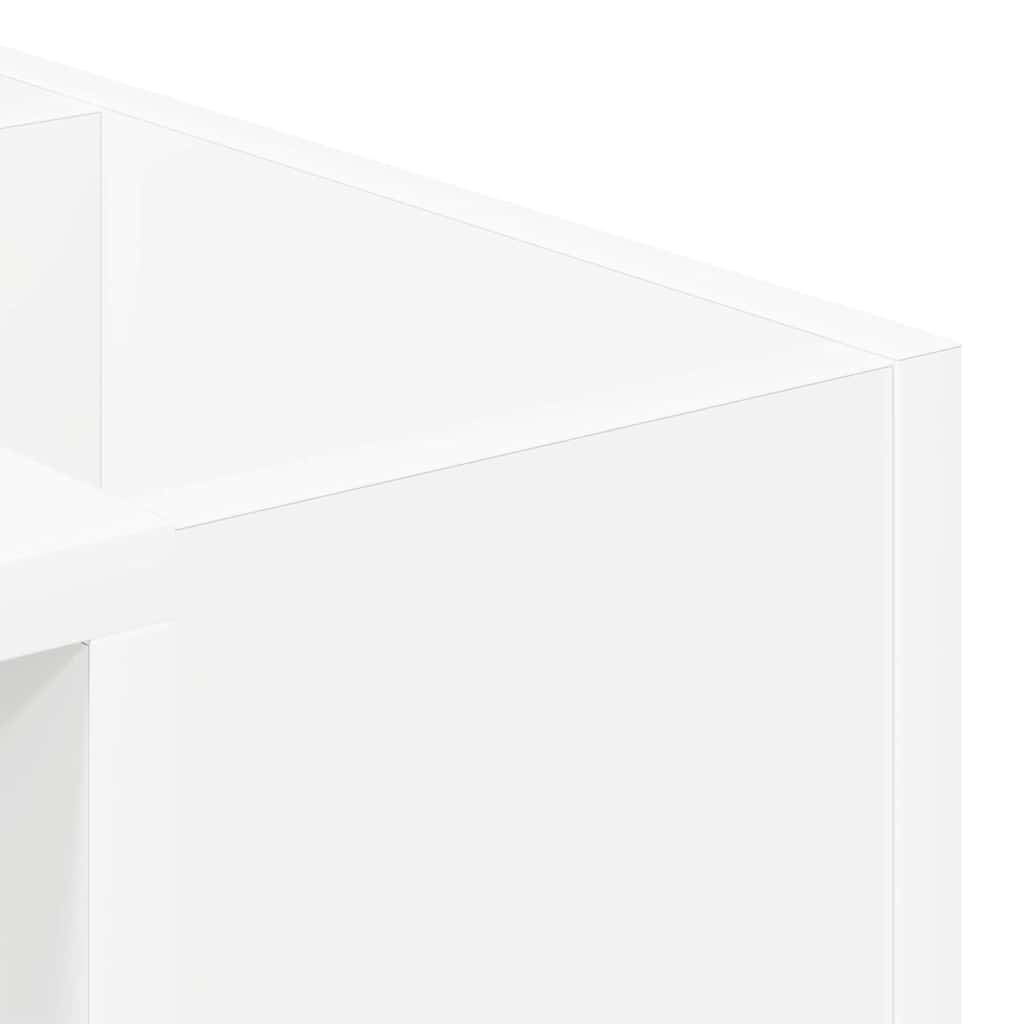 vidaXL Coffee Table White 101.5 x 50 x 37 cm Engineered Wood