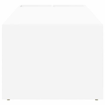 vidaXL Coffee Table White 101.5 x 50 x 37 cm Engineered Wood