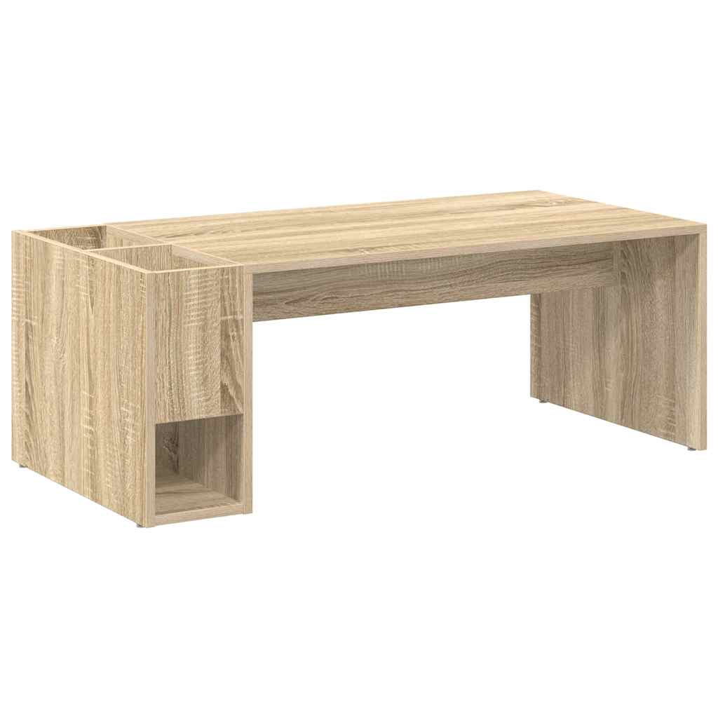 vidaXL Coffee Table Sonoma Oak 101.5 x 50 x 37 cm Engineered Wood