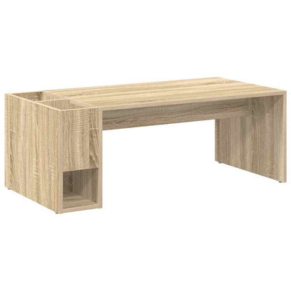 vidaXL Coffee Table Sonoma Oak 101.5 x 50 x 37 cm Engineered Wood