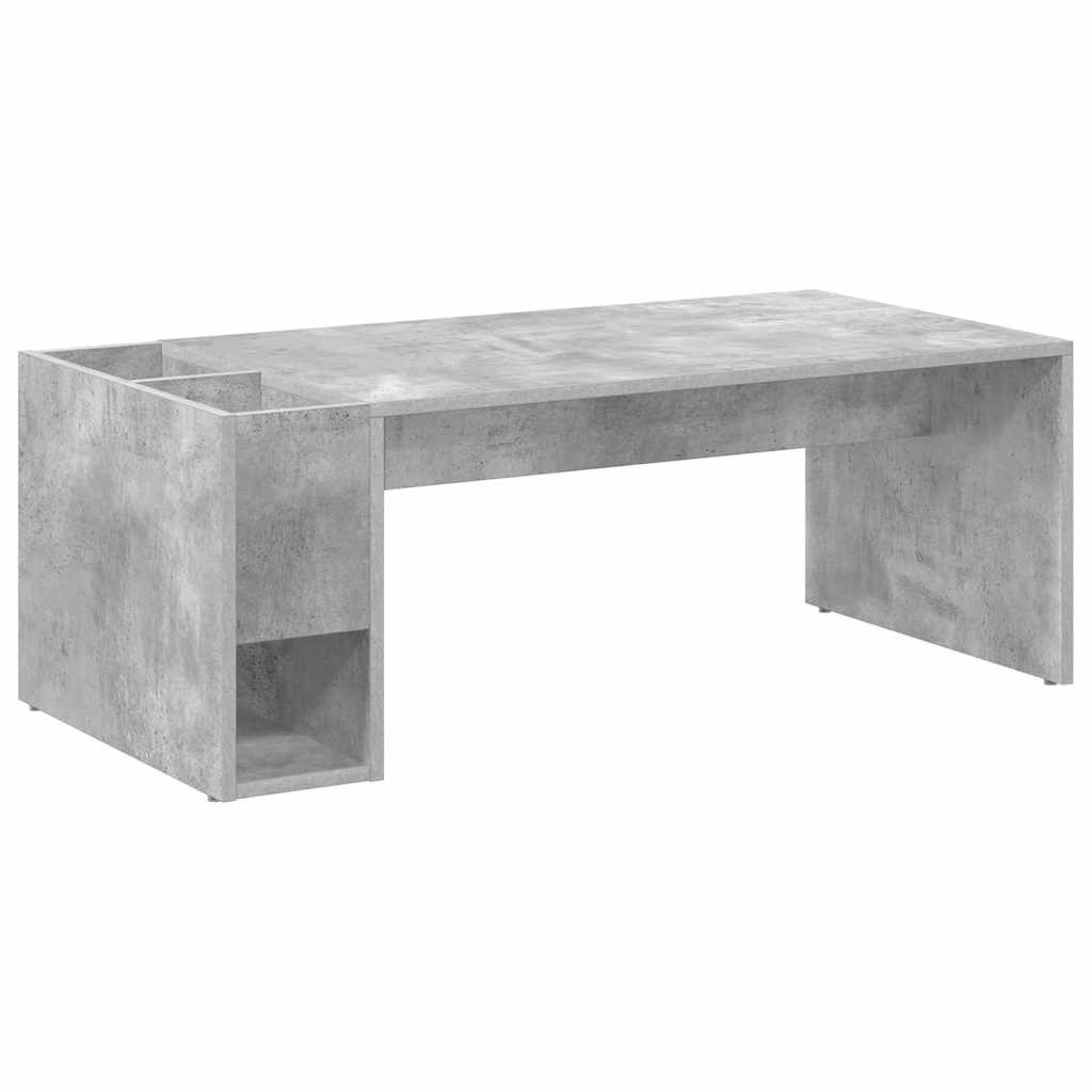 vidaXL Coffee Table Concrete Grey 101.5 x 50 x 37 cm Engineered Wood
