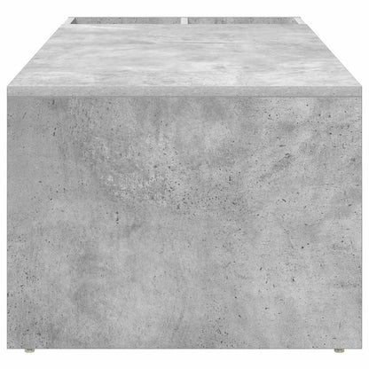 vidaXL Coffee Table Concrete Grey 101.5 x 50 x 37 cm Engineered Wood
