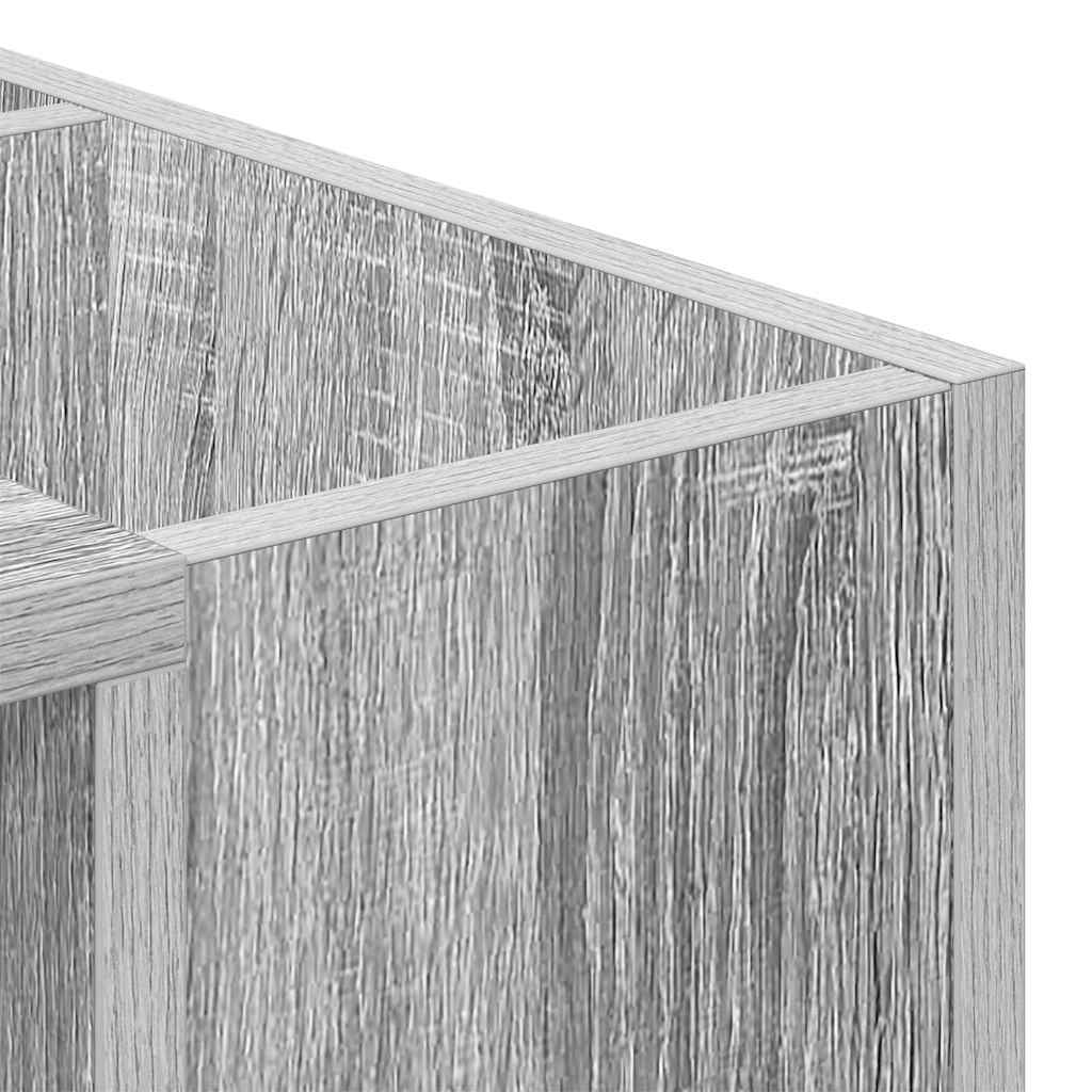 vidaXL Coffee Table Grey Sonoma 101.5 x 50 x 37 cm Engineered Wood