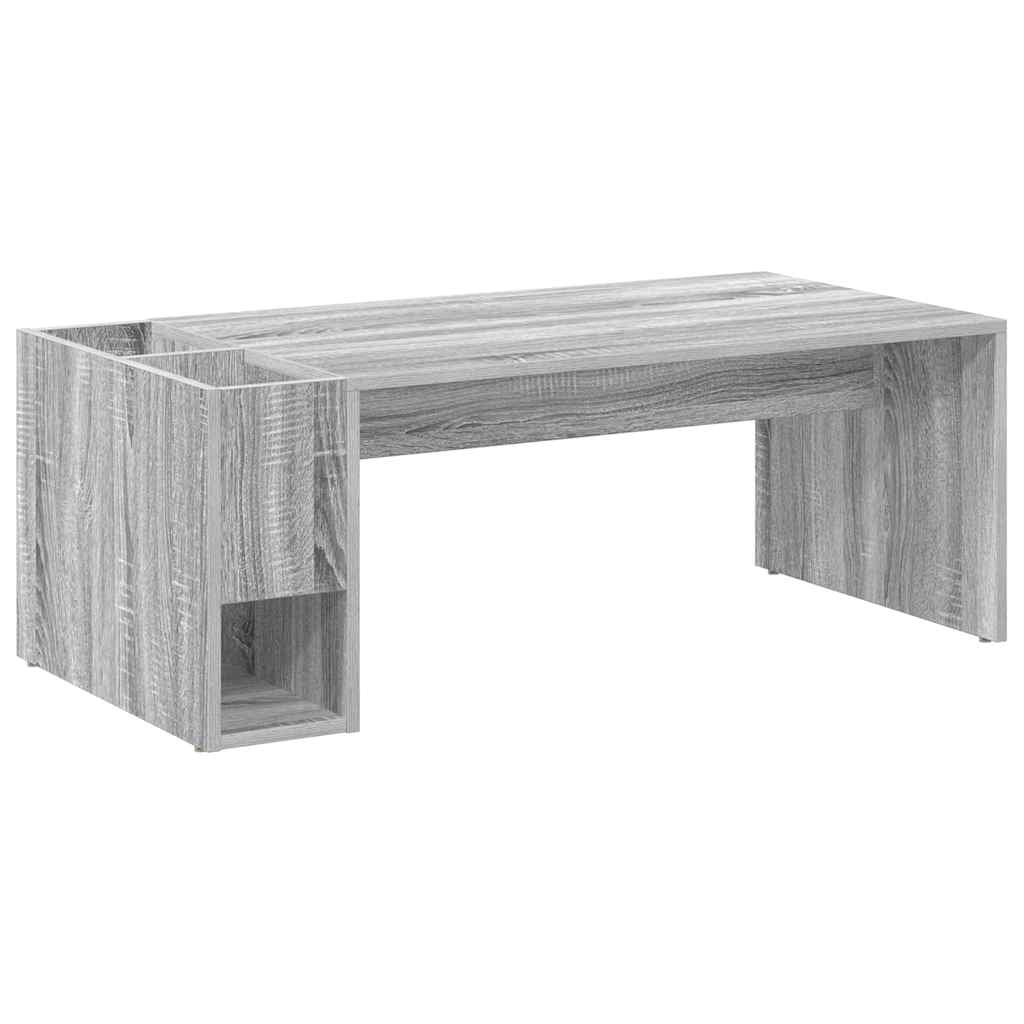 vidaXL Coffee Table Grey Sonoma 101.5 x 50 x 37 cm Engineered Wood