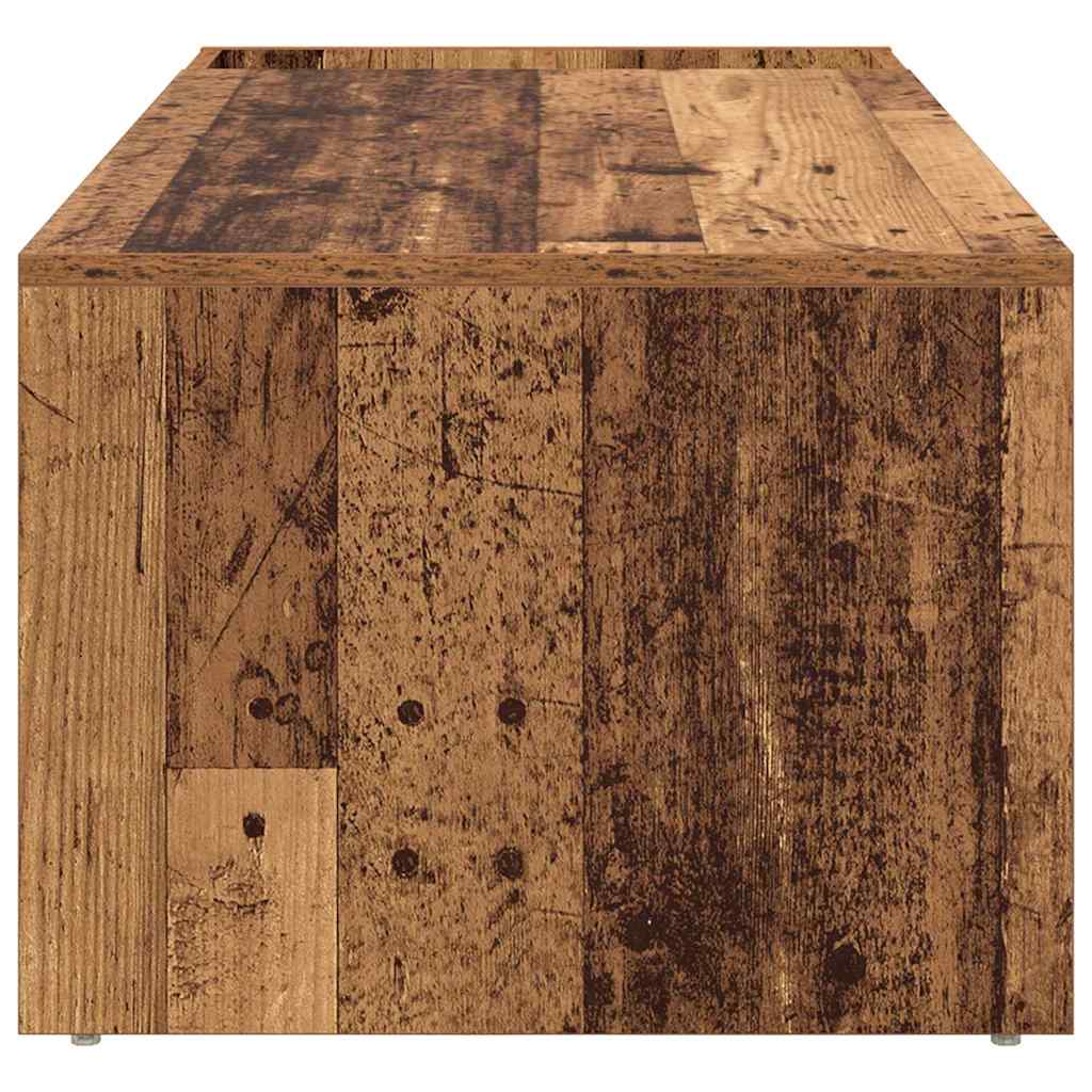 vidaXL Coffee Table Old Wood 101.5 x 50 x 37 cm Engineered Wood