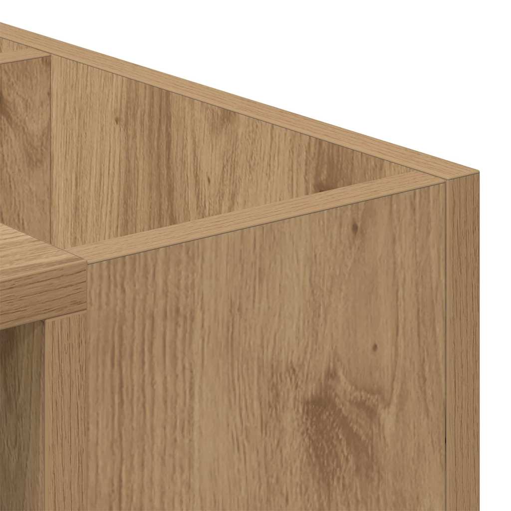 vidaXL Coffee Table Artisan Oak 101.5 x 50 x 37 cm Engineered Wood